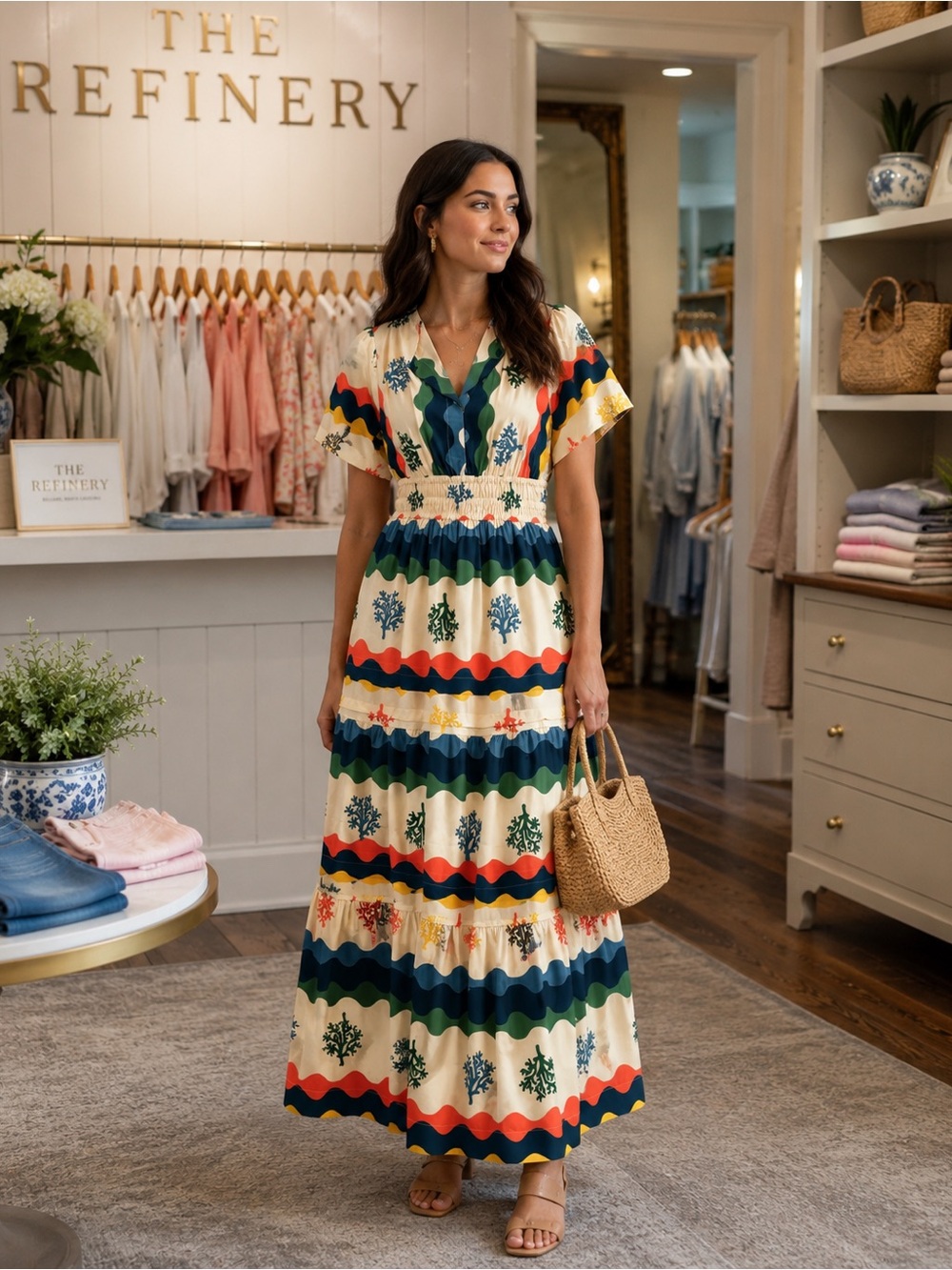 LAVI- Teresa Dress midi maxi NWT - Picture 1 of 7